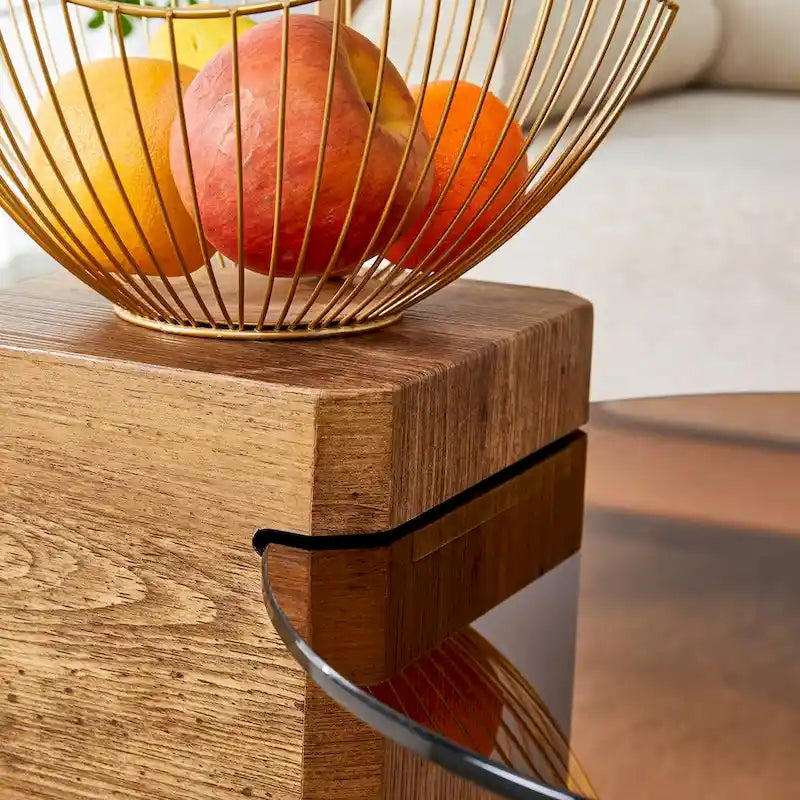 The Detachable Double-Decker Coffee Table,And The Detachable Design Can make The use of space more flexible