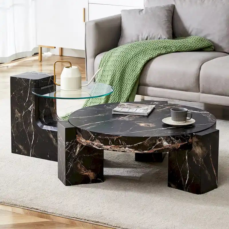 The Detachable Double-Decker Coffee Table,And The Detachable Design Can make The use of space more flexible