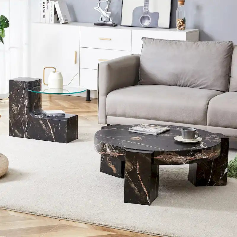 The Detachable Double-Decker Coffee Table,And The Detachable Design Can make The use of space more flexible
