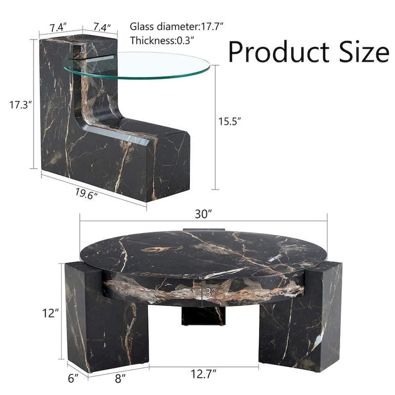 The Detachable Double-Decker Coffee Table,And The Detachable Design Can make The use of space more flexible