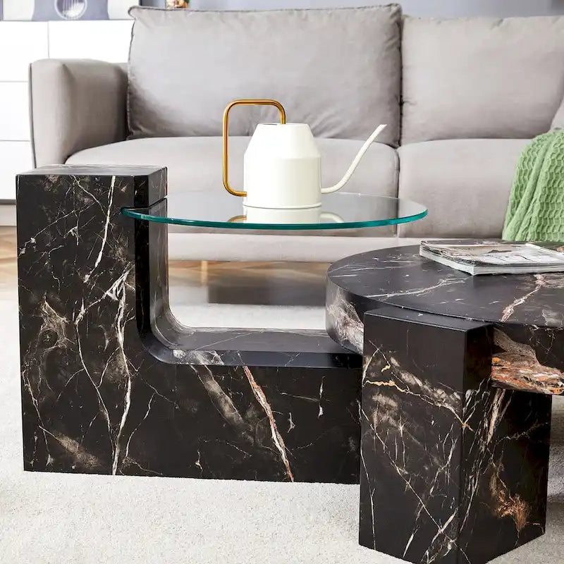 The Detachable Double-Decker Coffee Table,And The Detachable Design Can make The use of space more flexible