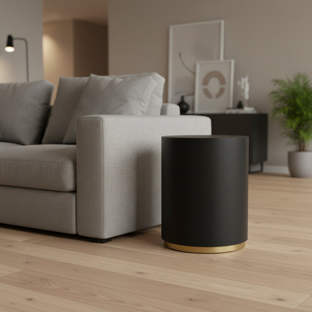 Round side Table for Living Room Fully Assembled